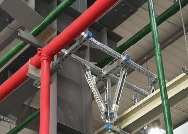 青岛市该抗震支架的整体式支吊架结构协调性好